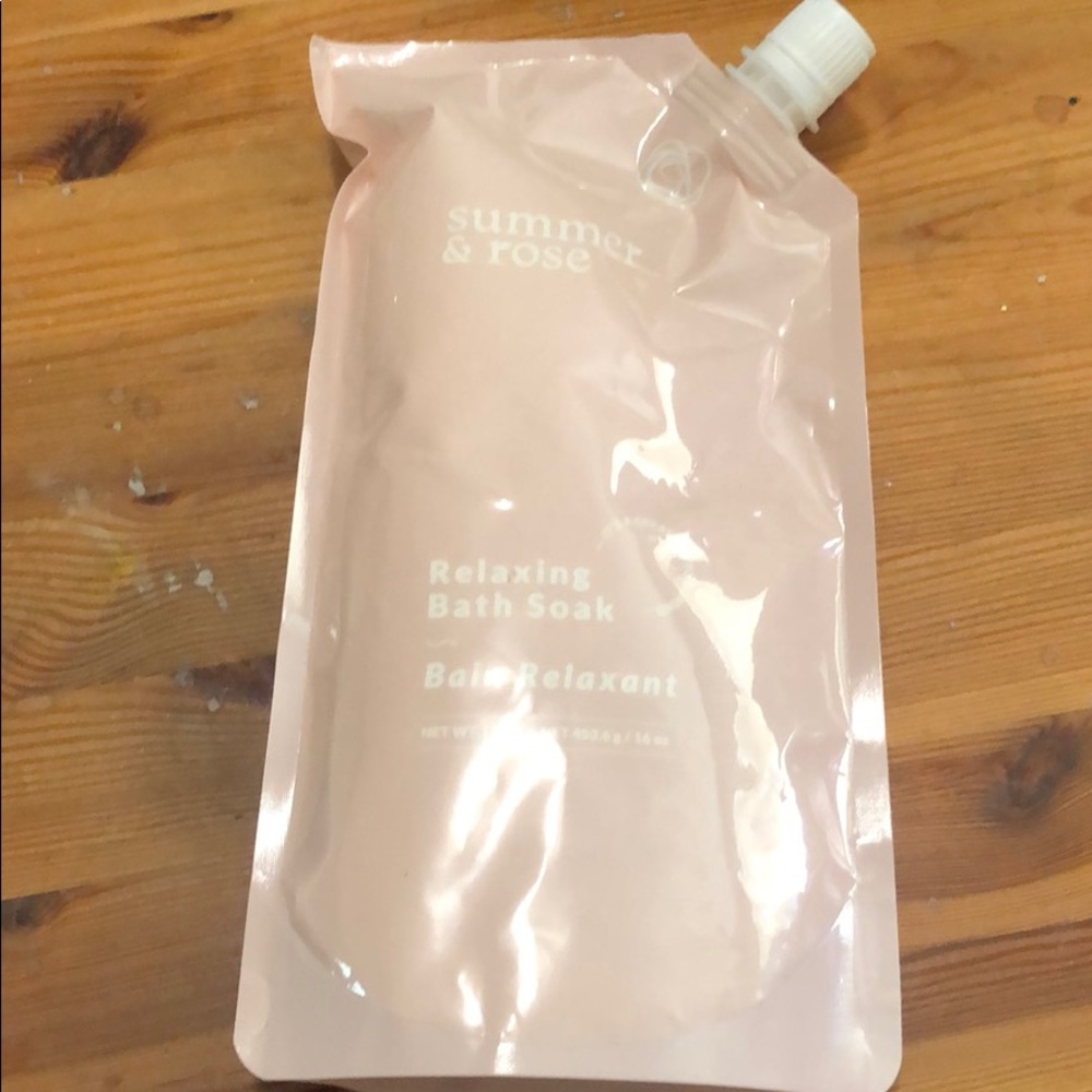 Summer & rose relaxing bath soak